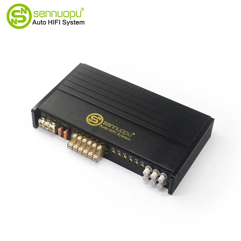Este un amplificator auto cu 6 canale de înaltă clasă AB, upgrade-ul suprem pentru o experiență audio premium în mașină