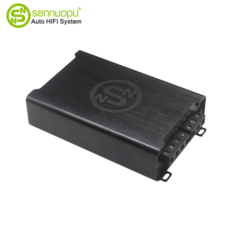 Amplificator auto digital cu rază de acțiune completă cu putere mare de putere pentru mijlocii de bas clare